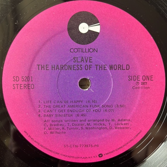 Slave - “The Hardness Of The World” Vinyl LP - Picture 4 of 5